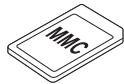 TOSHIBA QOSMIO DX730 - Illustration 3-7 Exemples de supports mémoire - 3