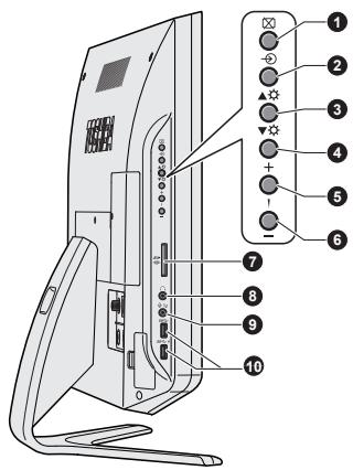 TOSHIBA QOSMIO DX730 - Vuede gauche - 1