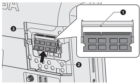 TOSHIBA QOSMIO DX730 - Installation d'un module mémoire - 2