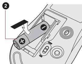 TOSHIBA QOSMIO DX730 - Installation de la pile de la souris - 2