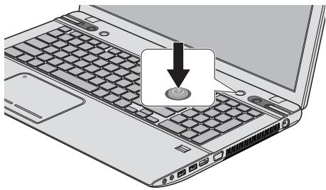 TOSHIBA QOSMIO X870 - Mise sous tension - 2