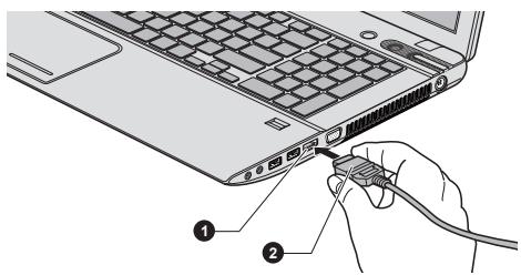 TOSHIBA QOSMIO X870 - Connexion au port de sortie HDMI - 1
