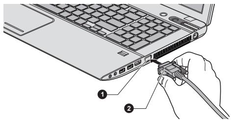 TOSHIBA QOSMIO X870 - Connexion du cable de l'écran - 1
