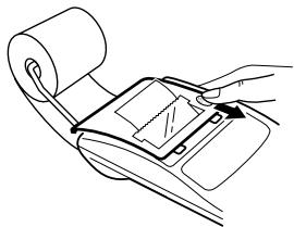 SHARP EL1611P - SOSTITUZIONE DEL RULLO CARTA - 12