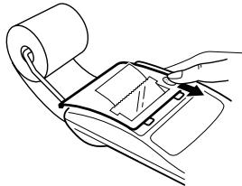SHARP EL1611P - VERVANGEN VAN PAPIERROL - 12