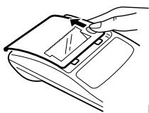 SHARP EL1611P - SOSTITUZIONE DEL RULLO CARTA - 6