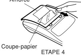 SHARP EL1611P - REEMPLACEMENT DU ROULEAU DE PAPIER - 5