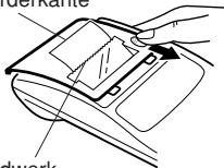 SHARP EL1611P - AUSTAUSCH DER PAPIERROLLE - 5