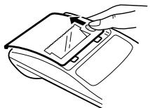 SHARP EL1611P - VERVANGEN VAN PAPIERROL - 1