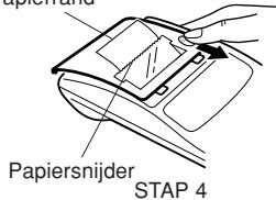 SHARP EL1611P - VERVANGEN VAN PAPIERROL - 5