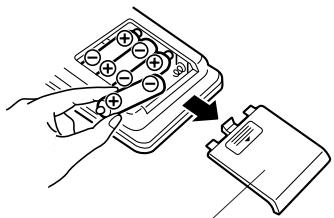 SHARP EL1611P - Battery: Heavy-duty manganese battery, size AA (or R6) × 4 - 1