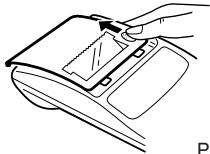 SHARP EL1611P - VERVANGEN VAN PAPIERROL - 6