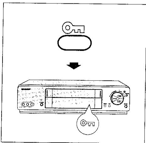 SHARP VC-MH60GM - VERROUILLAGE DE FONCTIONNEMENT - 2