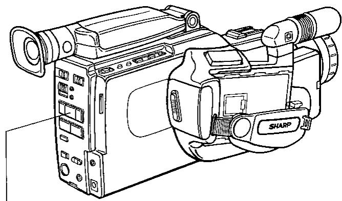 SHARP VL-C780S - Vue de trois quarts arrière - 2