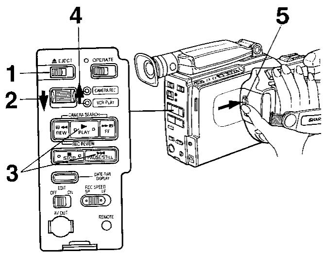SHARP VL-C780S - Raccord d'enregistrement - 1