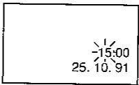 SHARP VL-C780S - Réglage de la date et de l'heure - 6