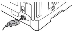 SHARP AL-2051 - CONNEXION DU CORDON D'ALIMENTATION / MISE SOUS TENSION - 3