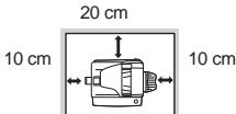 SHARP AL-2051 - Prévoyez un espace suffisant autour de - 1