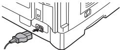 SHARP AL-2051 - ANSLUTA NÄTKABLEN / SÄTTA PÅ STRÖMMEN - 3