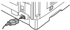 SHARP AL-2051 - CONEXIÓN DEL CABLE DE ALIMENTACIÓN / ENCENDIDO - 3