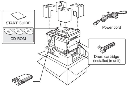 SHARP AL-2051 - CHECKING PACKED COMPONENTS AND ACCESSORIES - 2