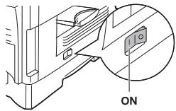SHARP AL-2051 - CONNEXION DU CORDON D'ALIMENTATION / MISE SOUS TENSION - 5