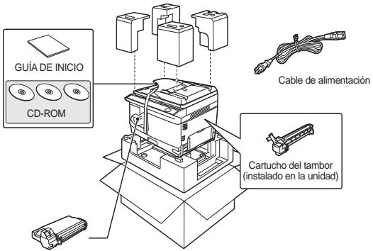 SHARP AL-2051 - VERIFICACIÓN DE LOS COMPONENTES Y ACCESORIOS EMBALADOS - 2