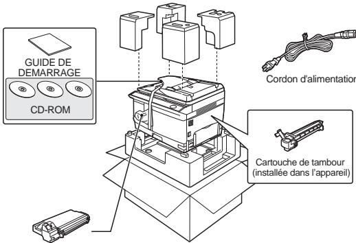SHARP AL-2051 - VERIFICATION DES COMPOSANTS ET ACCESSOIRES FOURNIS - 2