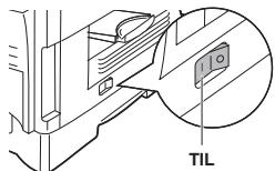 SHARP AL-2051 - TILSLUTNING AF NETLEDNINGEN/TÄND ENHEDEN - 5