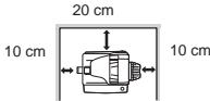 SHARP AL-2051 - Wichtige Punkte bei der Auswahl des Aufstellungsorts - 1