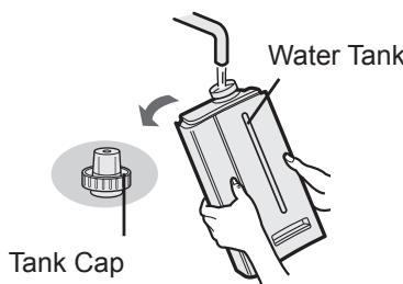 SHARP KC-850E - REFILLING THE WATER TANK - 2