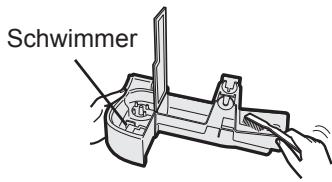 SHARP KC-850E - Spulen Sie das Innere der Luftbefeuchtungs-wanne mit lauwarmem Wasser ab, um evtl. vorhandene Verunreinigungen zu beseitigen. - 1