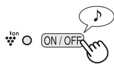 SHARP KC-850E - Plasmacluster ON/OFF Button - 1