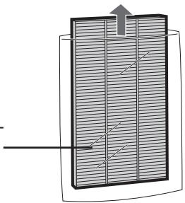 SHARP KC-850E - Entnehmen Sie den auswaschbaren Desodorierungsfilter (schwarz) und den HEPA-Filter (weiß) aus den Plastikbeuteln. - 2