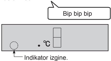 Bip bip bip Indikator izgine.