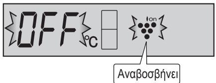 OFF °C Ion Αναβοσβήνει