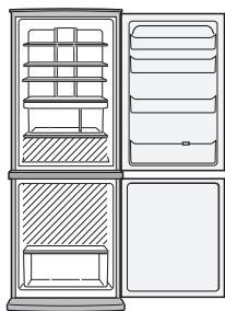 SHARP SJ-WS360T - Comparto freezer - 1