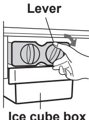 Lever Ice cube box
