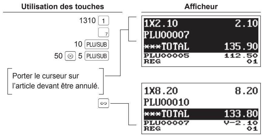 SHARP XE-A217W - Exemple - 1