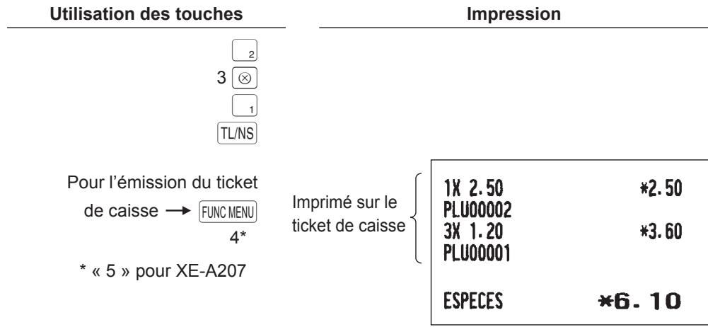 SHARP XE-A217W - Exemple - 1