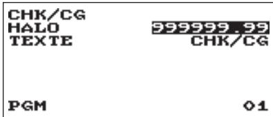 CHK/CG HALO 999999_99 TEXTE CHK/CG PGM 01