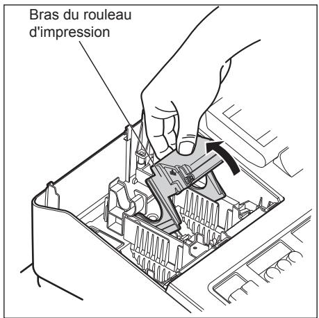 Bras du rouleau d'impression