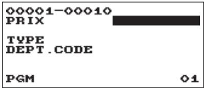 00001-00010 PRIX TYPE DEPT.CODE PGM 01