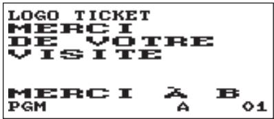 LOGO TICKET MERCI DE VOTRE VISITE MERCI À B PGM A 01