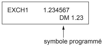 EXCH1 1.234567 DM 1.23 symbole programmé