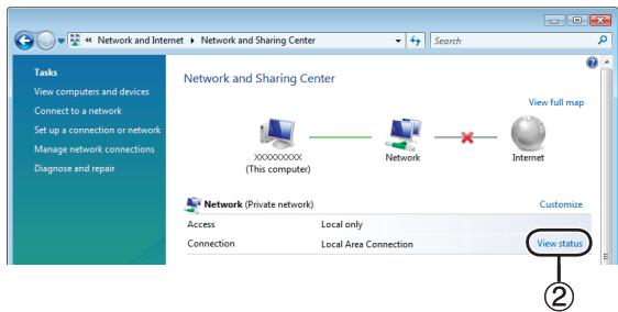 SHARP XG-SV200X - Spécification d'une adresse IP pour l'ordinateur - 3