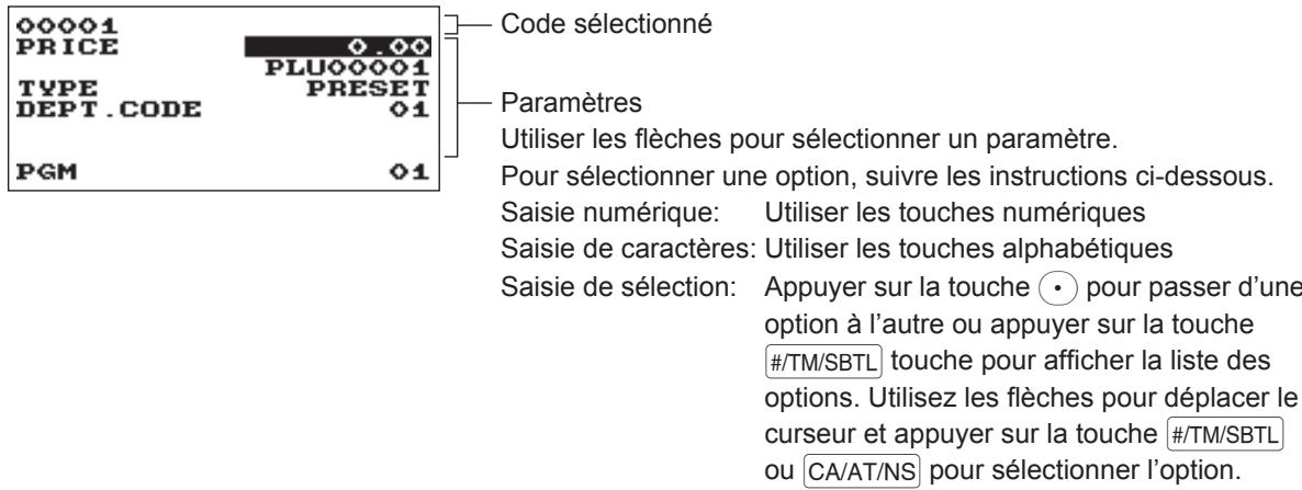 SHARP ER-A247A - Écran de programmation - 3
