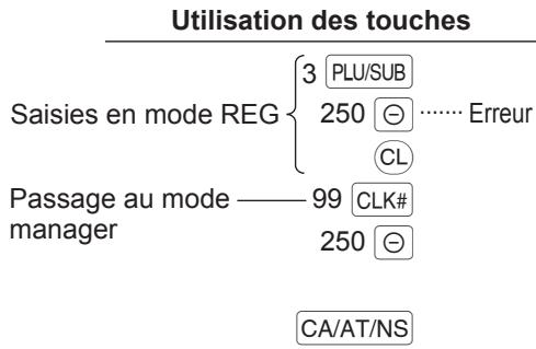 SHARP ER-A247A - Priorité sur les saisies - 1