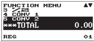 SHARP ER-A247A - Sélection d'une fonction dans le menu - 2