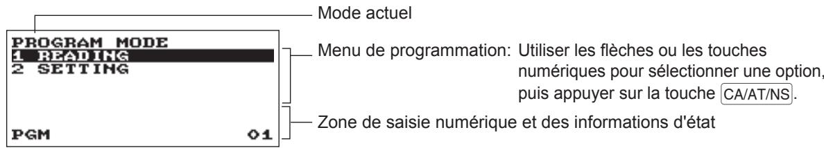 SHARP ER-A247A - Écran de programmation - 1